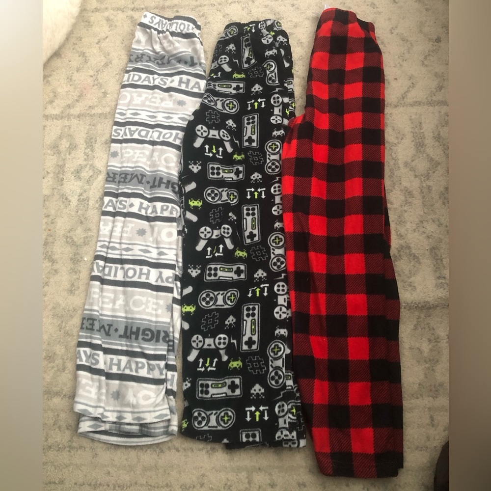 Kids Pajamas Set - Gray, Black, and Red